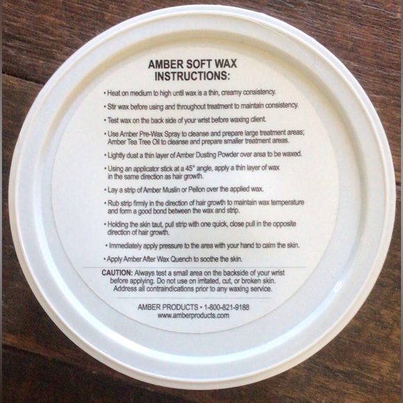 Amber Turquoise Soft Strip Wax w/ Chamomile & Azulene 14 oz pot New Unopened - Picture 2 of 4